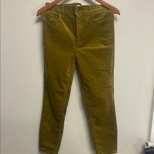 Mustard Loft Corduroy Pants